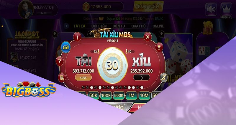 Hướng dẫn chơi game Bigboss tài xỉu chi tiết và đơn giản