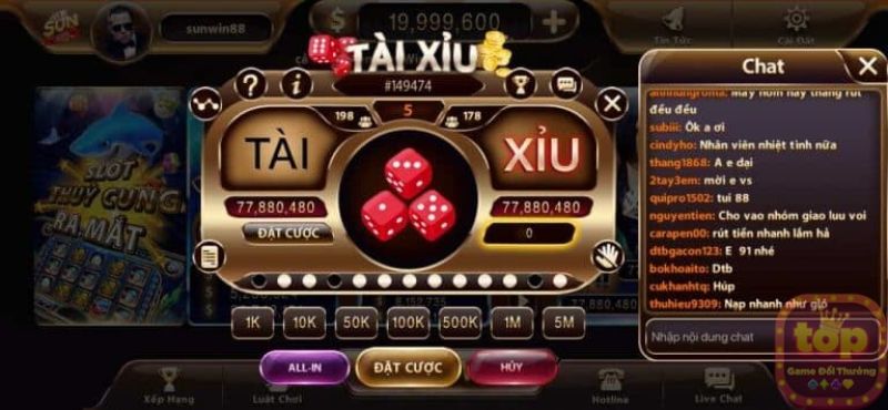 Top các game tài xỉu uy tín cược thủ không nên bỏ qua