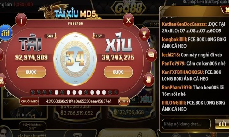 Tài xỉu MD5 Sunwin